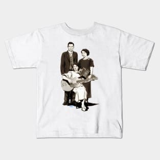 The Carter Family - An illustration by Paul Cemmick Kids T-Shirt